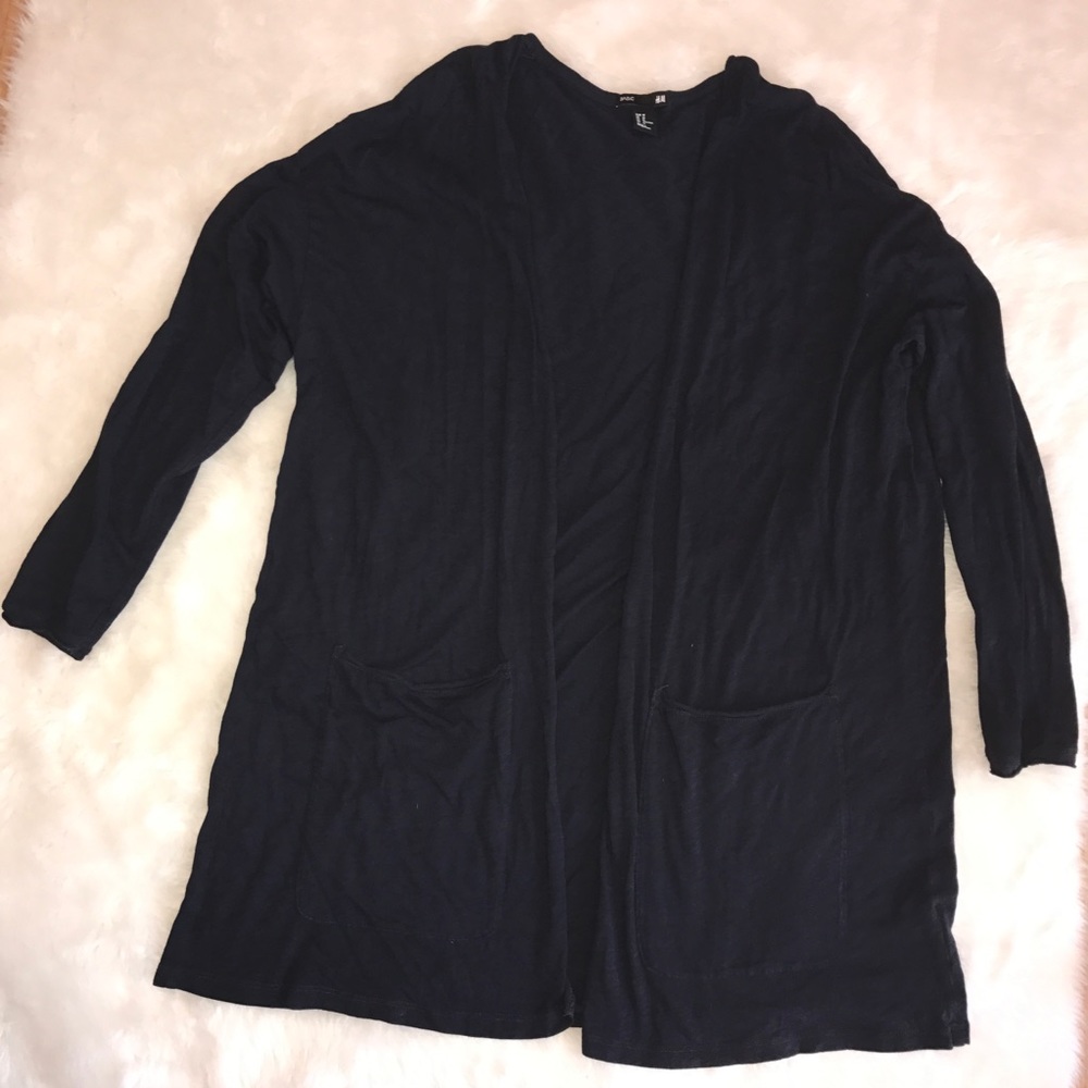 Basic HM teal cardigan size medium